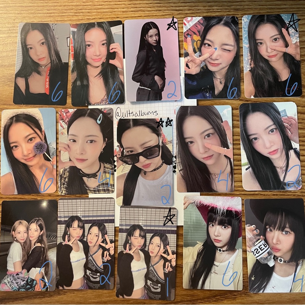 Eunchae Lesserafim Photocard Set
